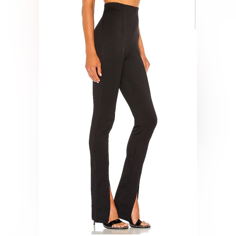 Amanda Uprichard Malta Stretch Ribbed Split Leg P… - image 1